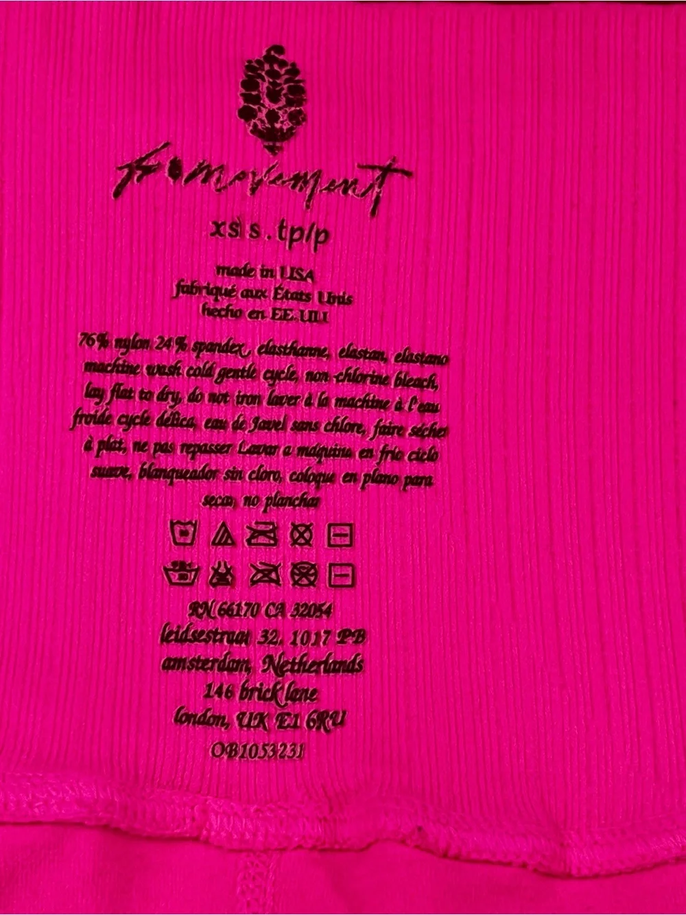 Título: FP Movement Good Karma Leggings Pink Neon / XS/S